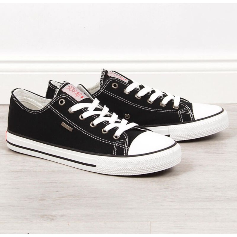 Low Cross Jeans M JJ1R4003C černé tenisky černá 1 Low Cross Jeans M JJ1R4003C černé tenisky černá 1