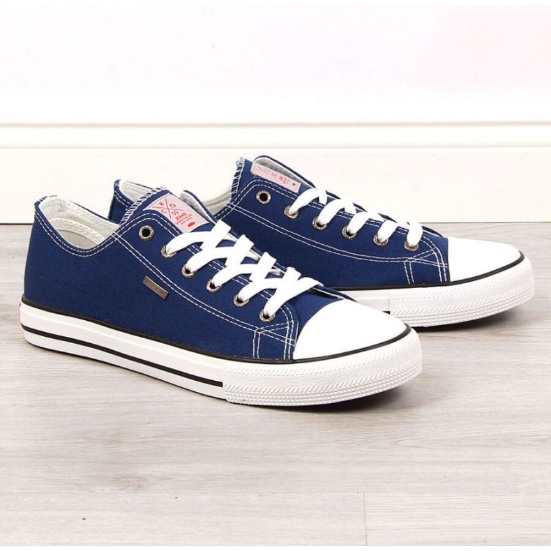 Low Cross Jeans M JJ1R4004C tmavě modré tenisky námořnická modř 1