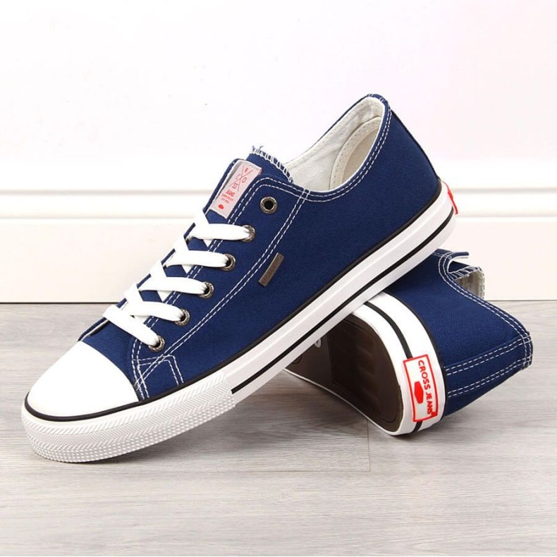 Low Cross Jeans M JJ1R4004C tmavě modré tenisky námořnická modř 2