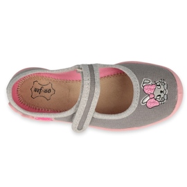 Dětské boty Befado 114X479 růžový šedá 3