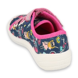 Dětské boty Befado 251X187 námořnická modrá růžový 2