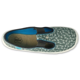 Dětské boty Befado 972Y235 šedá zelená 1