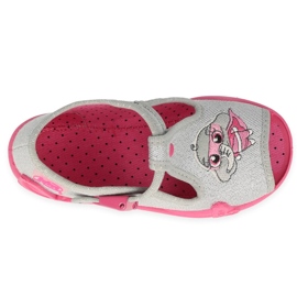 Dětské boty Befado 213P136 růžový stříbrný šedá 3