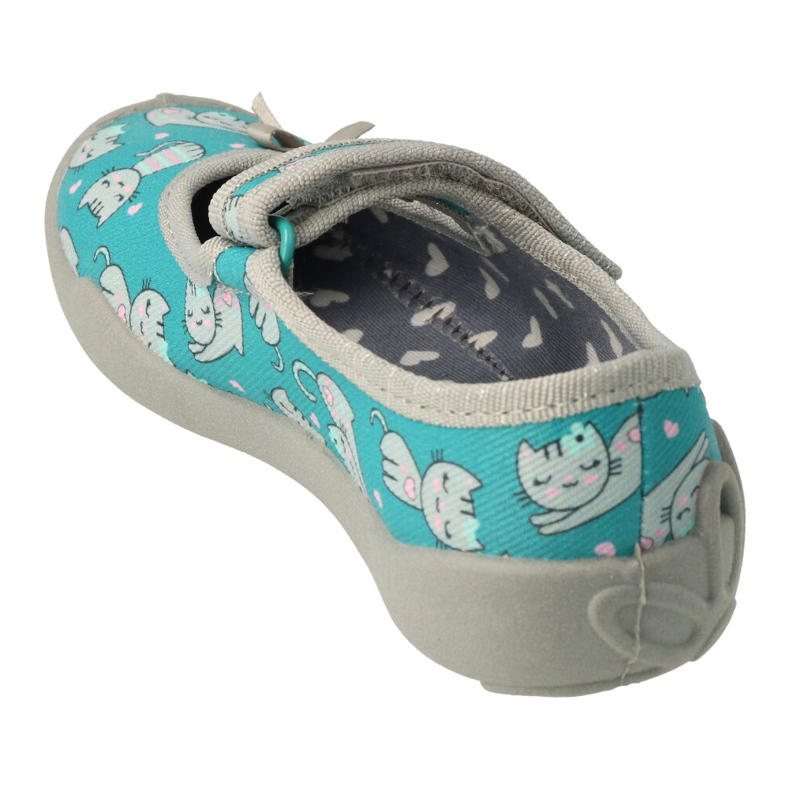 Dětské boty Befado 114X453 šedá zelený 2