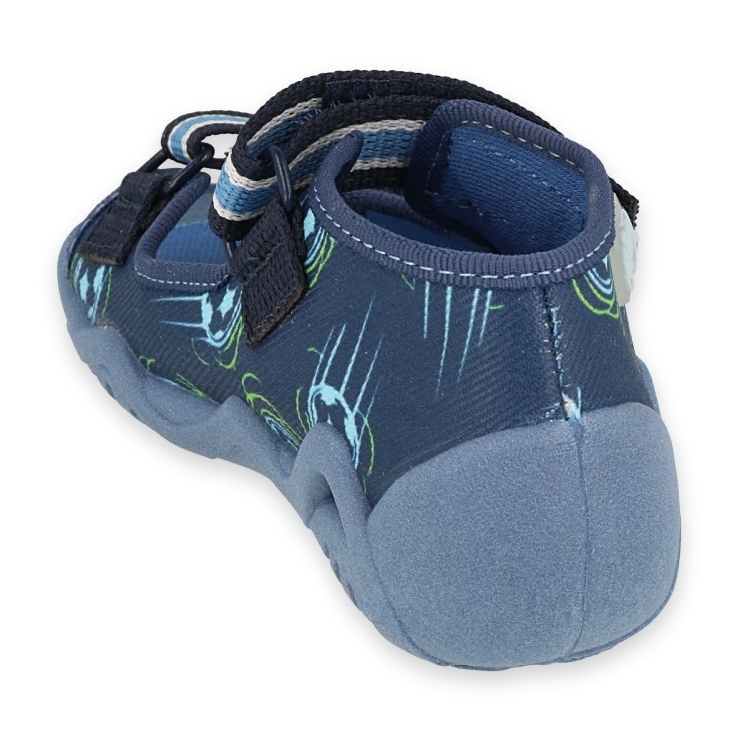 Befado žluté dětské boty 250P100 modrý 2