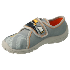 Dětské boty Befado 009X015 černá šedá žlutá 1
