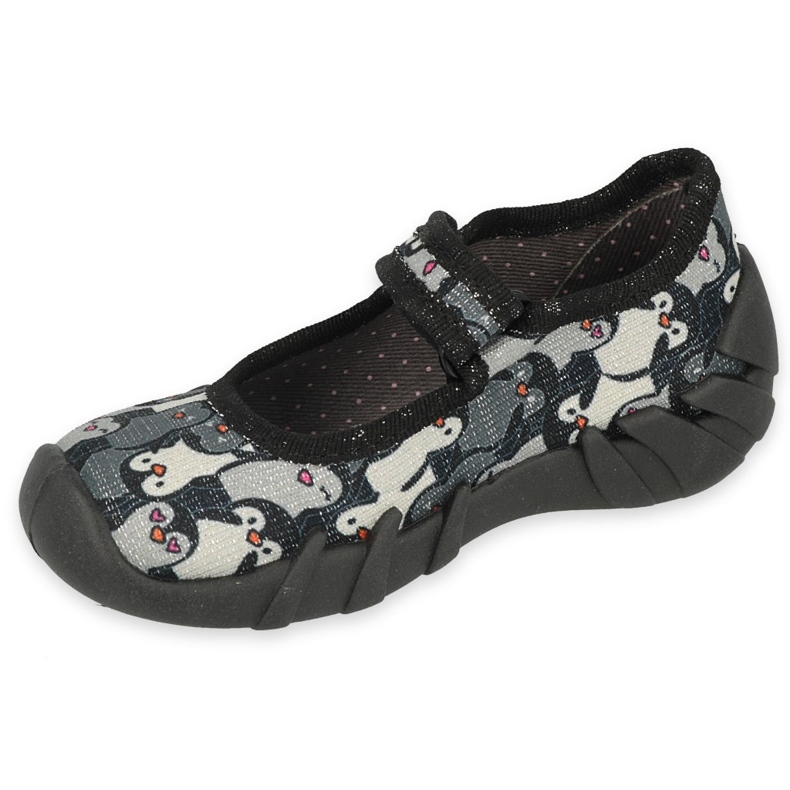 Befado Speedy Children's Stippers 109P239 černý šedá 1