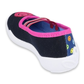 Dětské boty Befado 116X292 námořnická modrá růžový 2