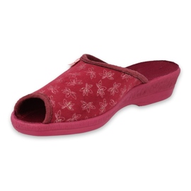 Dámské pantofle Befado Pu Red 581D197 červené 1