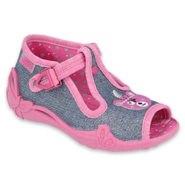 Dětská obuv Befado 213P125 námořnická modrá růžový 4