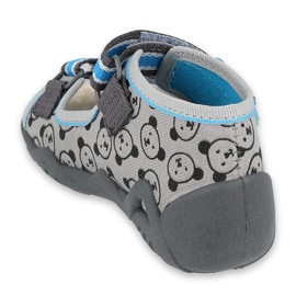 Befado žluté dětské boty 350P017 černý modrý šedá 2