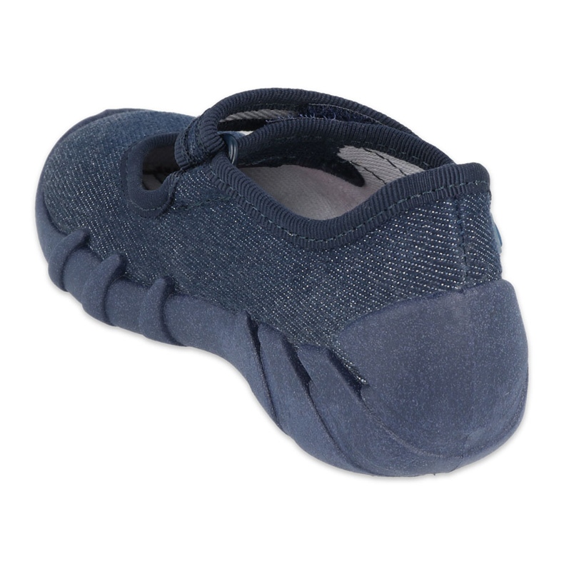 Befado dětské rychlé tmavě modré boty 109P226 námořnická modrá stříbrný 2