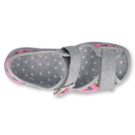 Dětská obuv Befado 969X162 růžový stříbrný 2