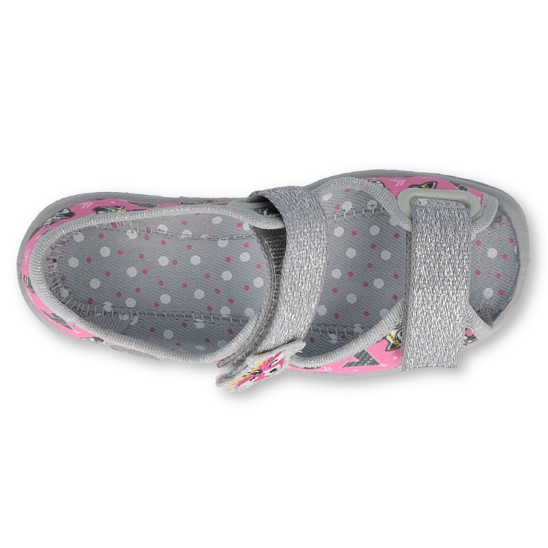 Dětská obuv Befado 969X162 růžový stříbrný 2