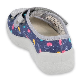 Dětská obuv Befado 869X144 námořnická modrá růžový šedá 2