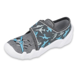 Dětská obuv Befado 273X305 modrý šedá 1