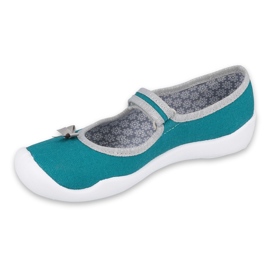 Dětská obuv Befado 114Y434 šedá zelený 1
