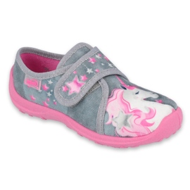 Dětské boty Befado 560X117 růžový šedá 3