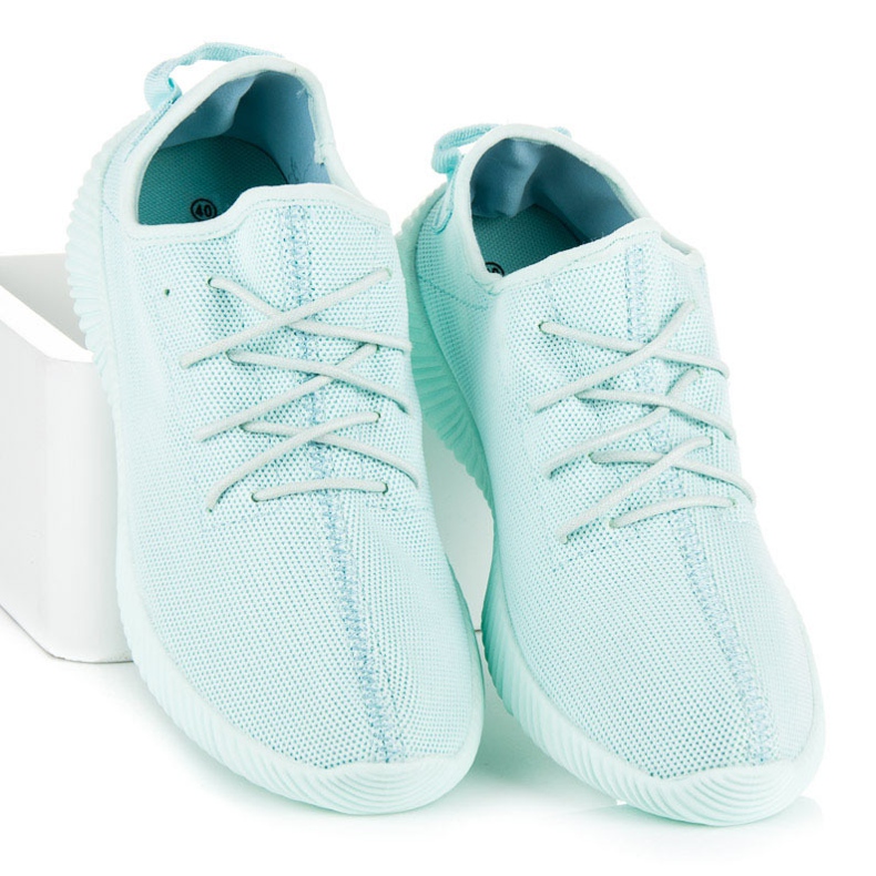 Vices Šněrovací textilní obuv modrý 2