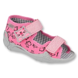 Dětská obuv Befado 242P103 růžový šedá 1