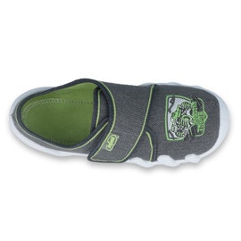 Dětské boty Befado 273Y274 šedá zelený 1