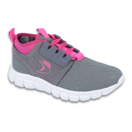 Dětská obuv Befado do 23 cm 516Y032 růžový šedá 1