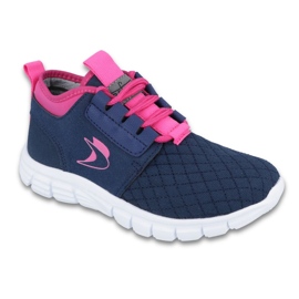 Dětské boty Befado do 23 cm 516Y034 růžový námořnická modrá 1