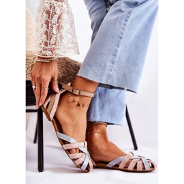 Kožené Dámské Sandály Maciejka 01924-15 Růžové růžový 1