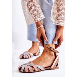 Kožené Dámské Sandály Maciejka 01924-15 Růžové růžový 2
