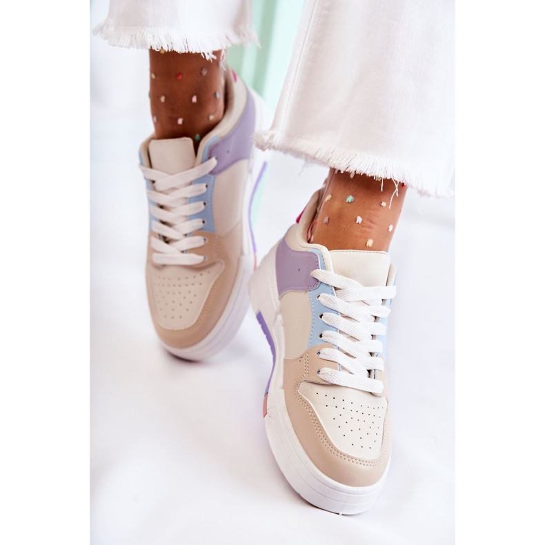 PS1 Dámská sportovní obuv Béžová Francis béžový vícebarevný 2