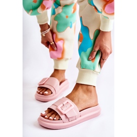 Dámské Pantofle Se Sponou Růžová Devia růžový 2