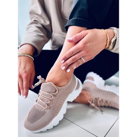 Ponožkové tenisky Thorne Khaki béžový 1