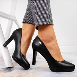 Lodičky na platformě matně černé Sergio Leone černá 2