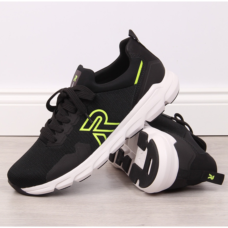 Pánská sportovní obuv Rieker 07802-01 černá síťovaná 1