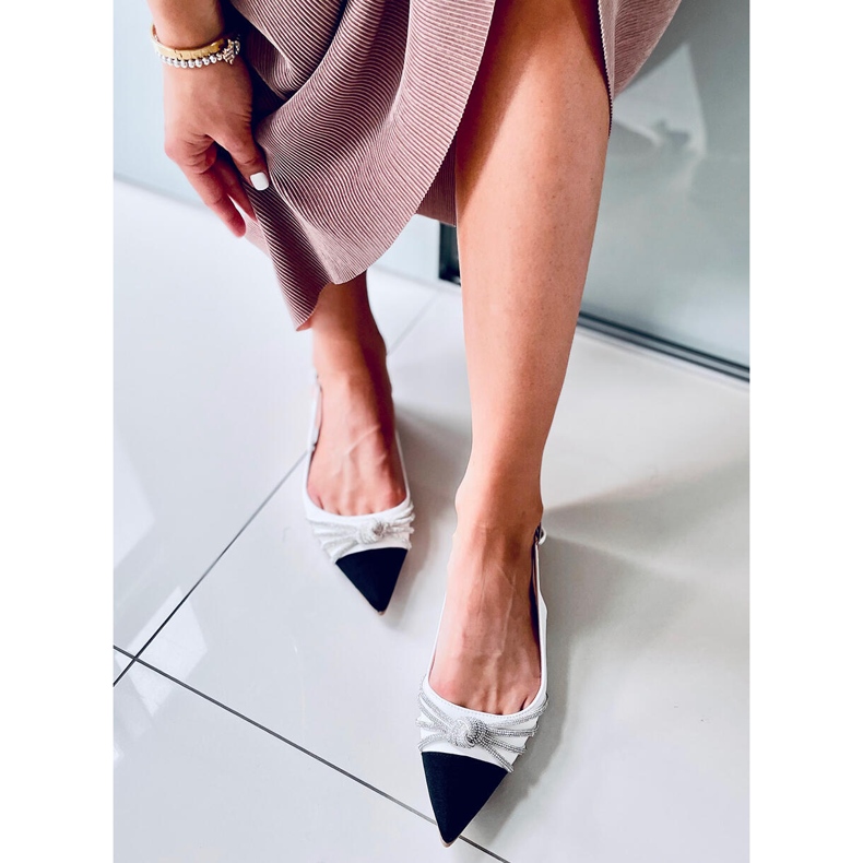 Bílé baleríny Chanel Taylor bílý 2