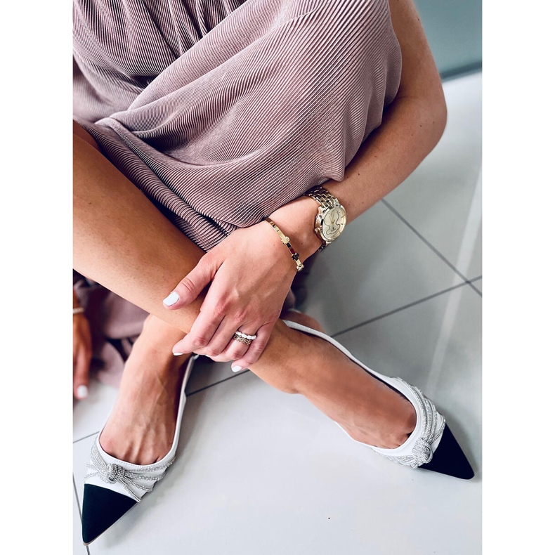 Bílé baleríny Chanel Taylor bílý 1