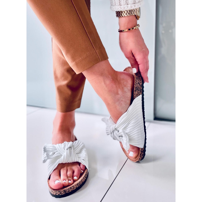 Korkové pantofle Moss White bílý 1