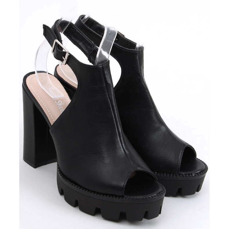 Sandály na platformě Rome Black černá 2