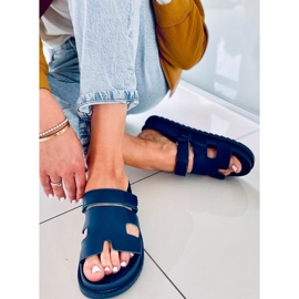 Dámské pantofle Tawny Blue modrý 1