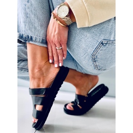 Dámské pantofle Tawny Black černý 2