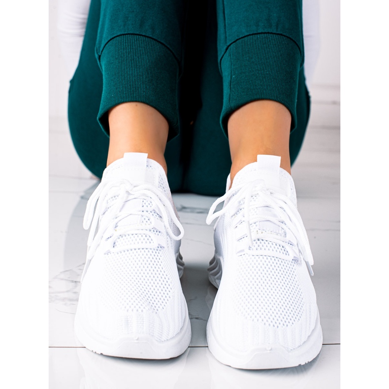 SHELOVET Bílé sportovní boty bílý 1 SHELOVET Bílé sportovní boty bílý 1