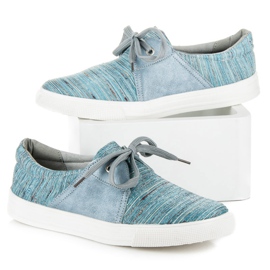 Kylie Tenisky S Etnickým Vzorem modrý 1