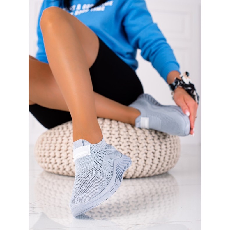 SHELOVET Nazouvací sportovní obuv šedá 2