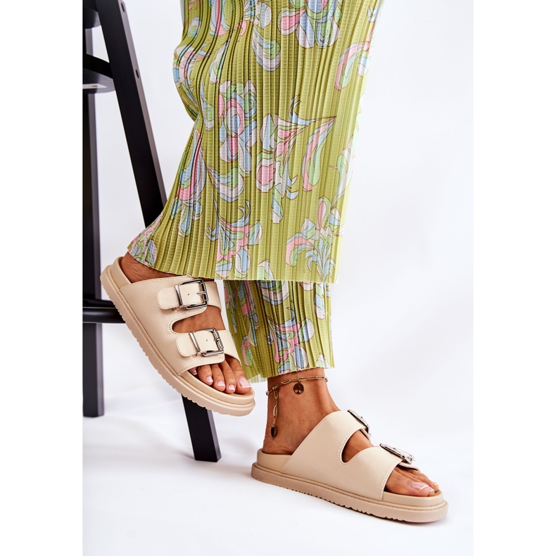 PJ1 Klasické dámské béžové slip-ony Weston béžový 1