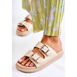 PJ1 Klasické dámské béžové slip-ony Weston béžový 2