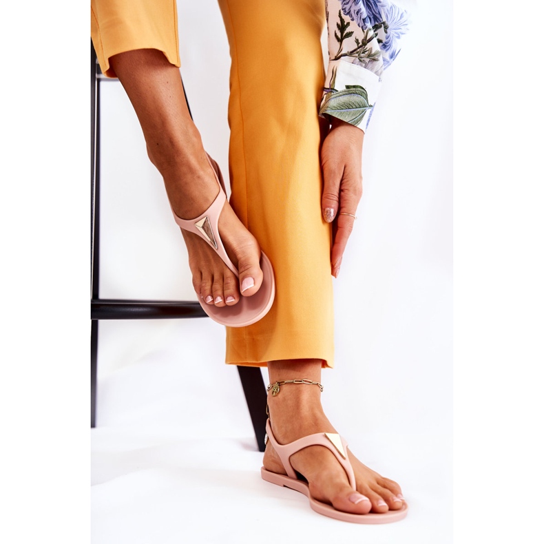 PH1 Dámské sandály Nude Storm béžový růžový 2