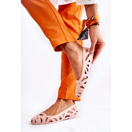 PH1 Dámské gumové baleríny Nude Indila béžový 1