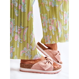 PG1 Pantofle Na Tak Pohodlné Růžové Platformě růžový 2