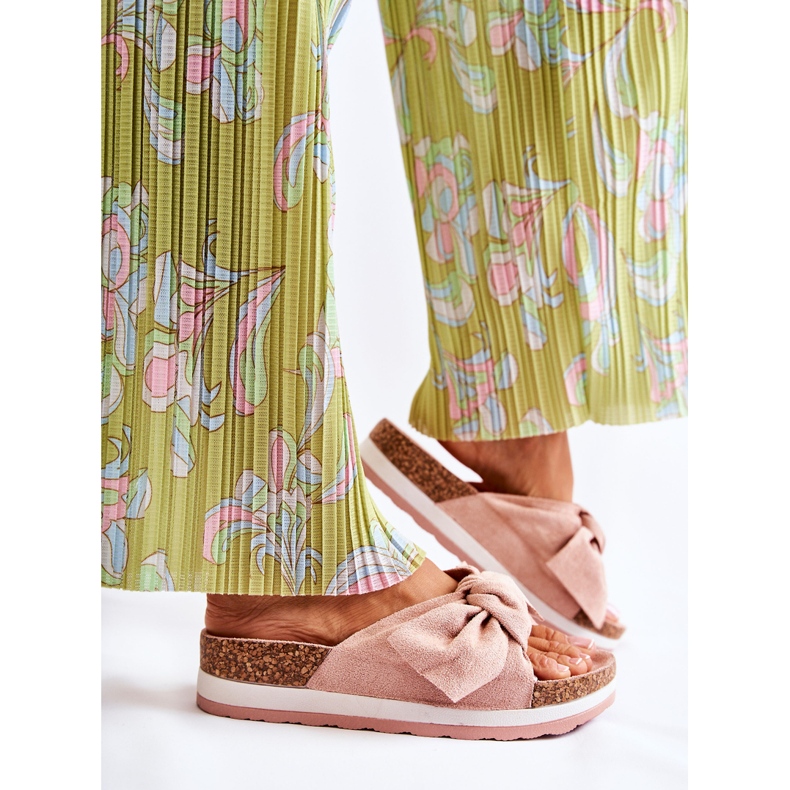 PG1 Pantofle Na Tak Pohodlné Růžové Platformě růžový 2