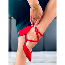 Sandra Red vysoké podpatky červený 2